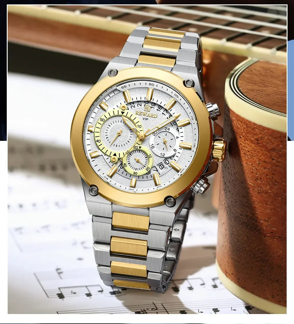 REWARD Watch Men New Arrival High Quality Stainless Steel Luxury Men's Watch