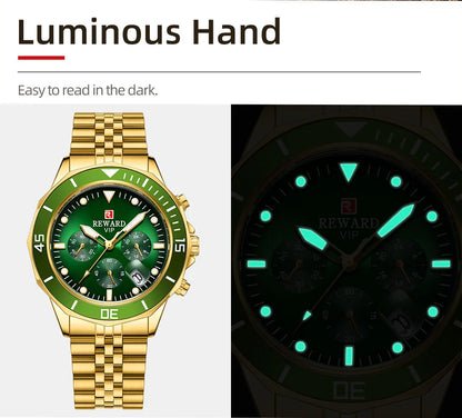 Reward Stainless Steel Watch Relogio Masculino High Quality Fashion Luxury Men Watches Wrist Business Sport Wristwatch