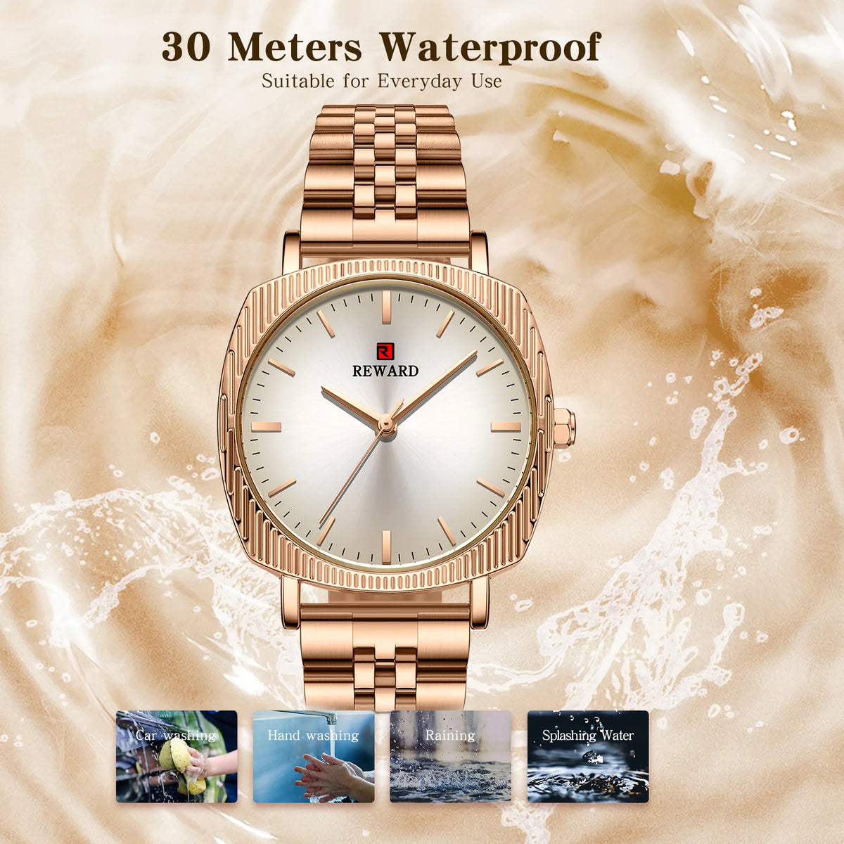 Elevate your style with the Reward Women Watches Luxury Ladies Wrist Watches, a stunning bracelet watch designed specifically for women. Featuring a luxurious design and reliable quartz movement, this watch is perfect for any occasion.