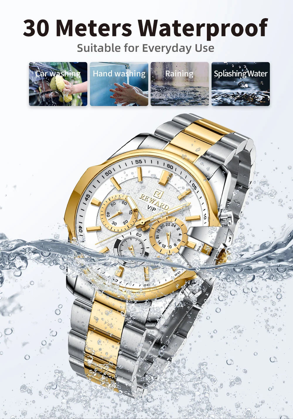 The Reward VIP Watch RD81110M is a Luxury Men Watch.high-end timepiece designed for those who demand the best. Crafted from premium materials and featuring exquisite detailing