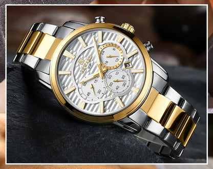 REWARD Fashion Mens Watch Wholesale Price Stainless Steel Waterproof Calendar Wristwatches Male Reloj Reward