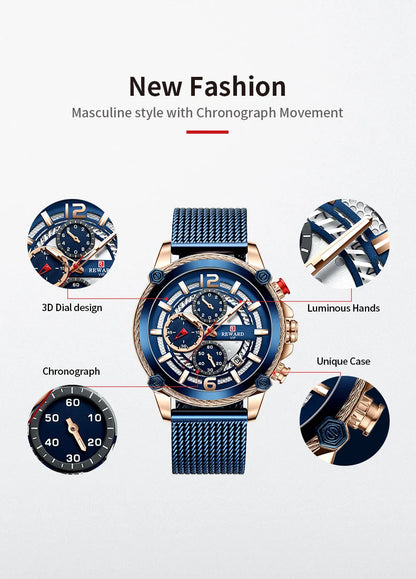 Consider dropshipping luxury watches with Reward Watches RD82022M! Our selection of high-quality timepieces includes top brands and styles, making it easy to find the perfect watch for any customer