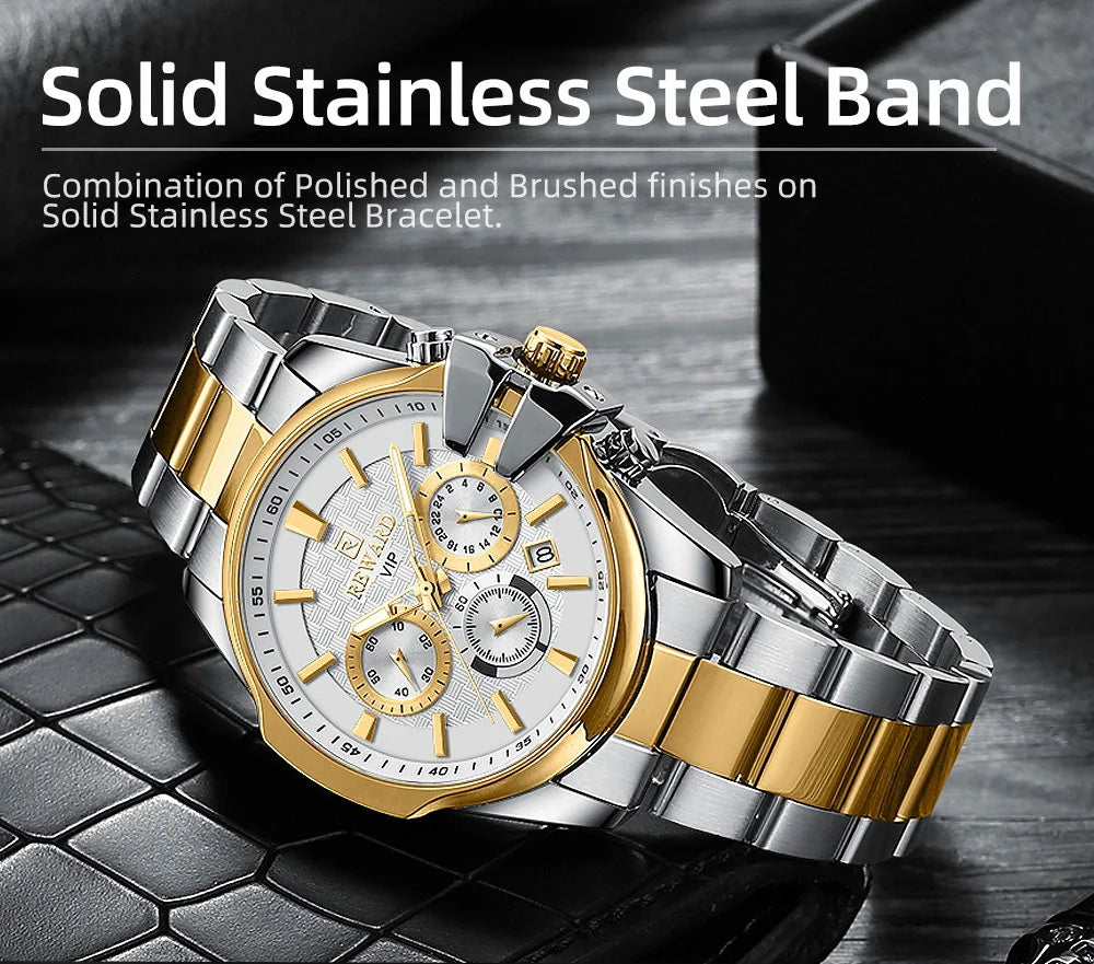 The Reward VIP Watch RD81110M is a Luxury Men Watch.high-end timepiece designed for those who demand the best. Crafted from premium materials and featuring exquisite detailing
