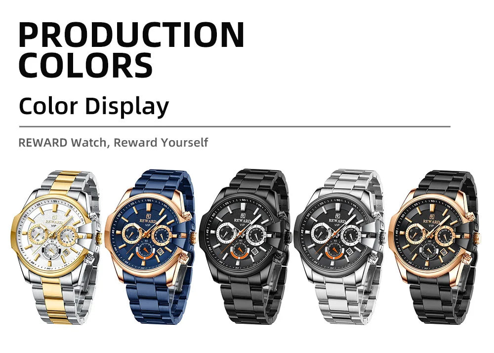 The Reward VIP Watch RD81110M is a Luxury Men Watch.high-end timepiece designed for those who demand the best. Crafted from premium materials and featuring exquisite detailing
