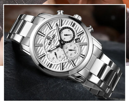 REWARD Fashion Mens Watch Wholesale Price Stainless Steel Waterproof Calendar Wristwatches Male Reloj Reward