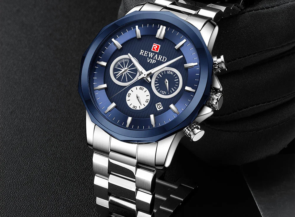 Reward New Arrivals luxury golden men Original Watches China manufacturer casual fashion stainless steel quartz watches montres RD81063M