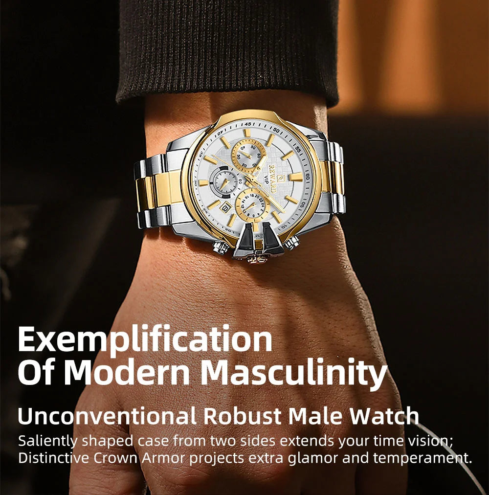 The Reward VIP Watch RD81110M is a Luxury Men Watch.high-end timepiece designed for those who demand the best. Crafted from premium materials and featuring exquisite detailing